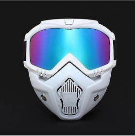 Resim Maske Gözlük Motosiklet Kaskı Arazi Sporları Sürüş Açık Taktik Gözlük Rüzgar Ve Kum Önleyici Ekipman3 