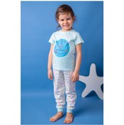 Resim Zeyland Kız Bebek Mavi Summer Pijama Takımı (1-4Yaş) 