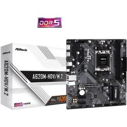 Resim ASRock A620M-HDVM2 AM5 mATX Anakart 