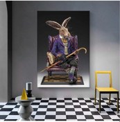 Resim Kanvas Tablo Rabbit Aristocrat Dekoratif Kanvas Tablo 70 X 100 