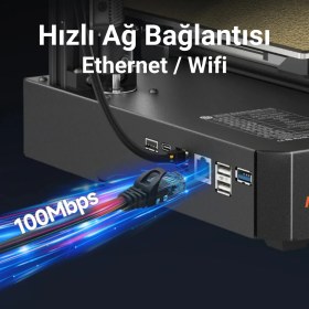 Resim Kingroon KP3S Pro V2 3D Yazıcı- Klipper Firmware 