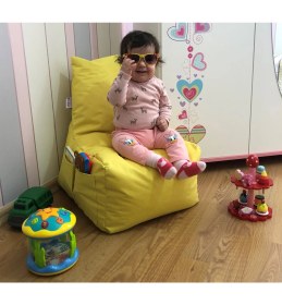 Resim Pufumo Açelya Çocuk Armut Puf Koltuğu ( 1-8 Yaş ) 