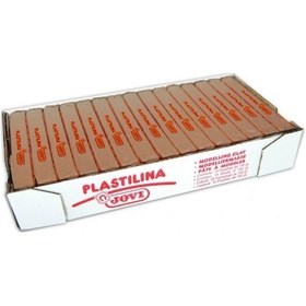 Resim Jovi Plastilina 15x150 Gr Kurumayan Oyun Hamuru (kahverengi) 