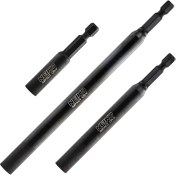 Resim Mena Rise 11403A Manyetik Uç Tutucu Seti | 3 Parça - 2-3/8, 4 ve 6 | Premium Cr-V Çelik | 1/4 Inç Altıgen Şaft Tasarımı 