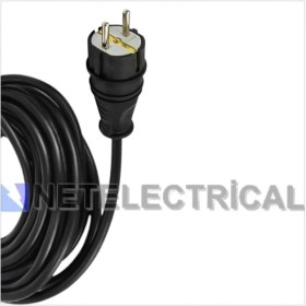 Resim Tekne - Karavan Enerji Besleme Kablosu 21 Metre 3x2.5 Ttr Kalın Kablo | IP44 Kauçuk Düz Fiş + 3X16A Uzatma Priz | 