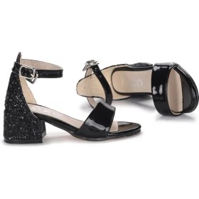 Resim Kiko Kids Kiko 768 Ayna Çam Günlük Kız Çocuk 3 cm Topuk Sandalet Ayakkabı 