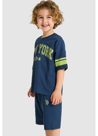 Resim U.s. Polo Assn. Erkek Çocuk Koyu İndigo Pijama Takım 50326860-vr089 