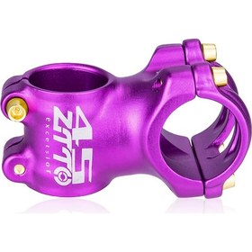 Resim Qingmipy 6061 Alüminyum Bisiklet Göbeği - 31.8mm/28.6mm Çap, 7 Derece, 45mm Uzunluk, Mor - Hafif Ve Dayanıklı Mor 