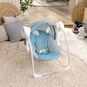 Resim Odea 2 Oyuncaklı Gölgelikli Taşınabilir Bebek Salıncağı, 0-9 Ay 