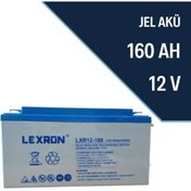 Resim Lexron 160ah 12v Jel Akü Deep Cycle 