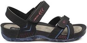 Resim Ceyo Ortopedik Siyah Erkek Sandalet 