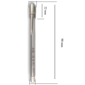 Resim Mte M8X1 Ince Diş Makina Kılavuzu Düz Hsse Dın 374/C 