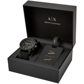 Resim Armani Exchange AX7105 Erkek Kol Saati ve Valiz Etiketi Seti 