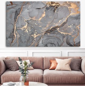 Resim Sebenta Mega Boyut Dekoratif Sürreal Tasarım Soyut Renk Karmaşası Kanvas Tablo ( 140 X 210 Cm ) 