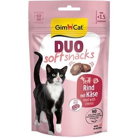 Resim Gimcat Duo Soft Snacks Beef with Cheese Kedi Ödülü 50 Gr 