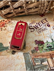 Resim emii auto spare parts Honda Pcx 2021-22-23-24-25 Model-honda Forza 2023-24uyumlu Model Anahtar Kılıfı Kırmızı 