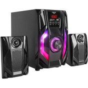 Resim MİKADO MD-415BT RGB 2+1 20 WATT BASSLI FM/BT/SD/USB BLUETOOTH SES SİSTEMİ MULTİMEDYA HOPARLÖR 