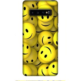 Resim Zipax Samsung Galaxy S10 Plus Kılıf Baskılı Desenli Silikon Kılıf A++-7118 