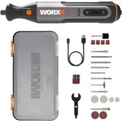 Resim STOREMAX WX106 8 Volt Tipi Devir Ayarlı Profesyonel Gravür Makinesi, 21 Parça Aksesuar 1190698 