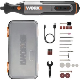 Resim STOREMAX WX106 8 Volt Tipi Devir Ayarlı Profesyonel Gravür Makinesi, 21 Parça Aksesuar 1190698 