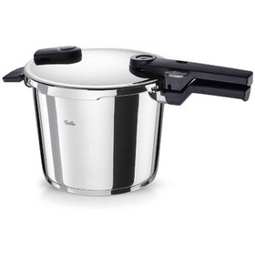 Resim Fissler Vitaquick Glossy Düdüklü Tencere 6 Litre Gümüş 