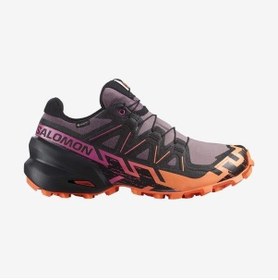 Resim Salomon 474657 Speedcross 6 Gtx W Moonscape/black/bird Of Paradise Kadın Outdoor Ayakkabı 001 