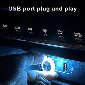 Resim Dream011 2 Adet Pembe Taşınabilir Araç İçi Usb Mini Led Dekoratif Lamba 