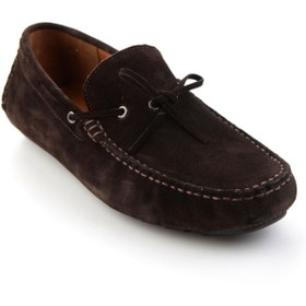 Resim Bambi Kahve Hakiki Deri Erkek Loafer Ayakkabı E01547009902 