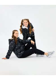 Resim Skechers G Puffer Jacket Büyük Kız Çocuk Siyah Mont Sk2520052-1602 Siyah 