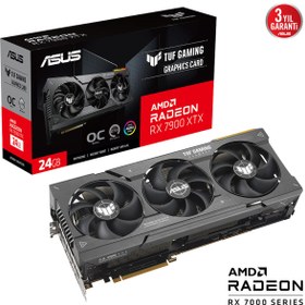 Resim Asus Tuf Gaming RX 7900 384 Bit GDDR6 24 GB Ekran Kartı 