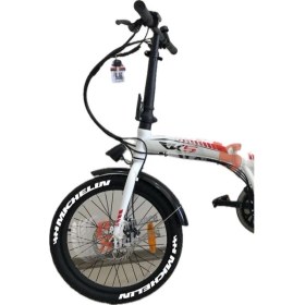 Resim Michelin + Bayrak Elektrikli Bisiklet Lastik Yazısı 8 Adet Rks E-Bike Lastik Sticker Lastik Stikeri 