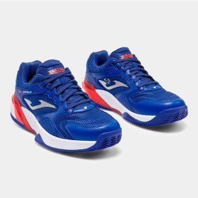 Resim Joma Pswıs2604 Swing 26 Toprak Kort Unisex Tenis Ve Pickleball Ayakkabısı Mavi/beyaz Lacivert 