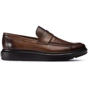 Resim Deery Hakiki Deri Kahverengi Erkek Loafer Kahverengi (539805711) Kahverengi 
