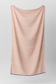 Resim Mykonos Keten Peştemal - 100x180 cm / Pudra 