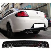Resim Fiat Linea Uyumlu Difüzör Lüx Tip İthal Ultra Parlak Siyah Difizör 