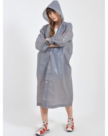 Resim Unisex Gri Eva Kumaş Su Rüzgar Geçirmez Yağmurluk Çok Renkli 