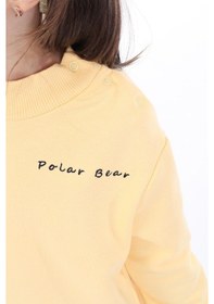 Resim Toontoy Kids Toontoy Kız Bebek Baskılı Sweatshirt Sarı 