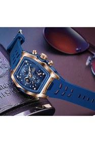 Resim GÜMRÜK MARKET LİGE ERKEK KOL SAATİ DİKDÖRTGEN SPOR KOL SAATİ KRONOGRAF KUVARS 