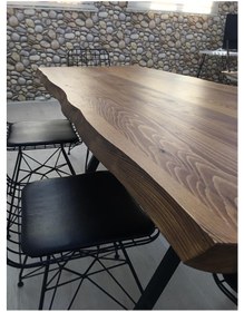Resim Ahşap 8 Kişilik Yemek Masası 100x200 Sadece Masa 100X200VAKKOAYA 