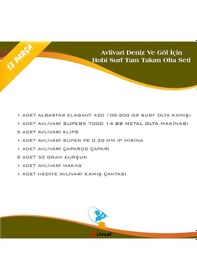 Resim Albastar Elagant 420 Cm 100-200 Gr Avlivari Superx Tam Takım Hobi Surf Olta Seti-9596 