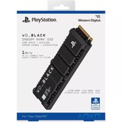 Resim Playstation Studios Wd Black SN850P Nvme Ps5 Game Drive 1tb Soğutuculu M2 HDD SSD 