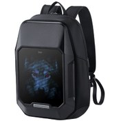 Resim Divoom Pixoo Cyberbag Piksel Led Ekranlı Sırt Çantası Siyah 