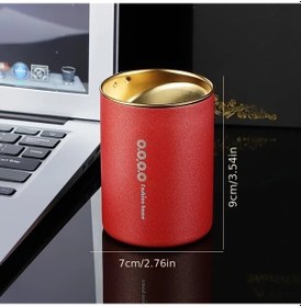 Resim Dashanshop 1 Adet Rüzgar Geçirmez Ve Sinek Tutmaz Kırmızı Kaba Kumlu Çakmaklı Araç Küllüğü 