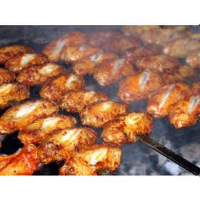 Resim Paslanmaz Krom Şiş Kanat Şiş Sebze Şişi 70 Cm 1 Cm 10 Adet Krom Şiş Boy 70 Cm En 1 Cm 