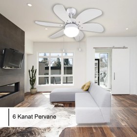 Resim Rubenis RBT306 Wht Glob Tavan Vantilatörü 