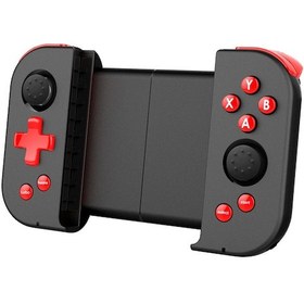 Resim Vkemall Kablosuz Bt Gamepad Taşınabilir Esnek Oyun Kontrolcüsü Turbo Fonksiyonlu Çift Sa Kırmızı&siyah 