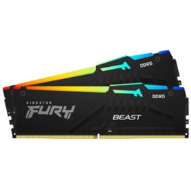 Resim 32GB KINGSTON FURY BEAST DDR5 6000Mhz KF560C36BBEAK2/32 2x16 