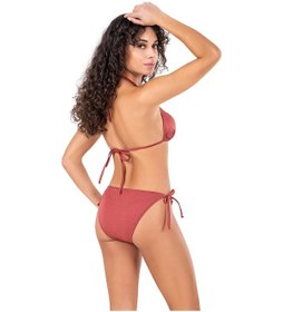 Resim Endeep Kadın Aksesuarlı Üçgen Bikini Takımı Çok Renkli 