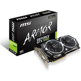 Resim MSI NVIDIA GeForce GTX 1080 Armor OC V336-004R 8 GB 256 Bit GDDR5X Ekran Kartı 