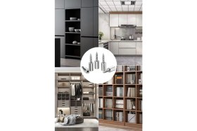 Resim ® 30 Adet Dayanıklı Metal Raf Tutucu Raf Pimi 